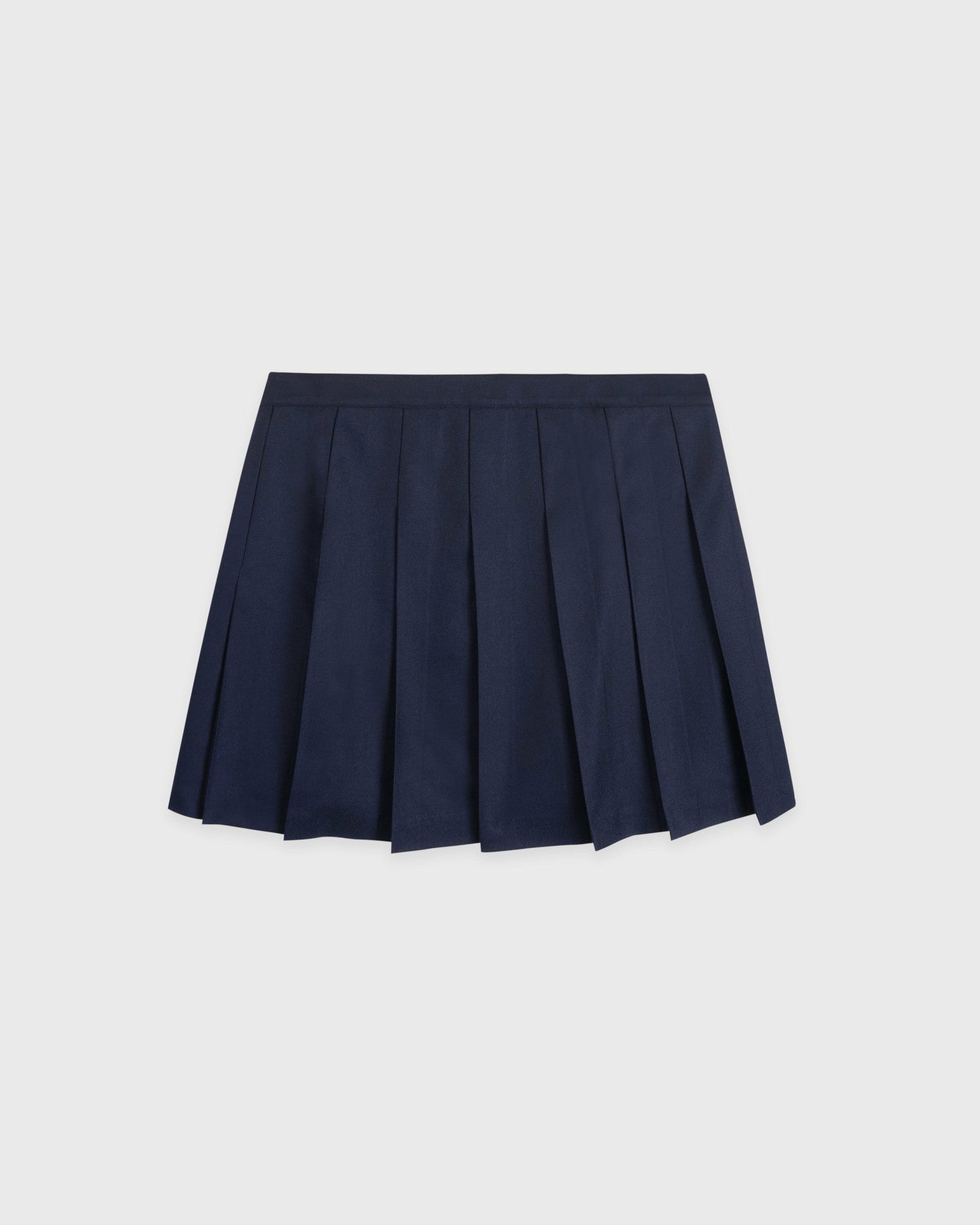 SRC Wool School Skirt - Navy/Ecru Sporty & Rich Sale