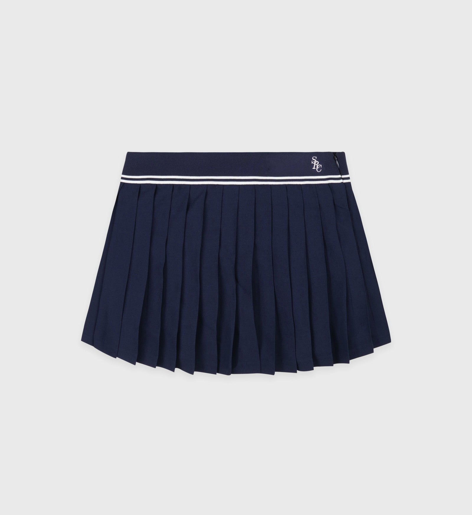 SRC Logo Abigail Skirt - Navy/White Sporty & Rich Online