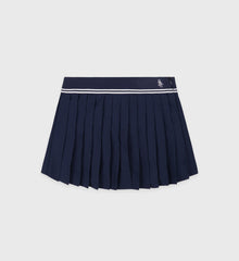 SRC Logo Abigail Skirt - Navy/White Sporty & Rich Online