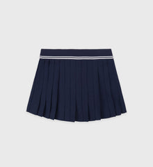 SRC Logo Abigail Skirt - Navy/White Sporty & Rich Online