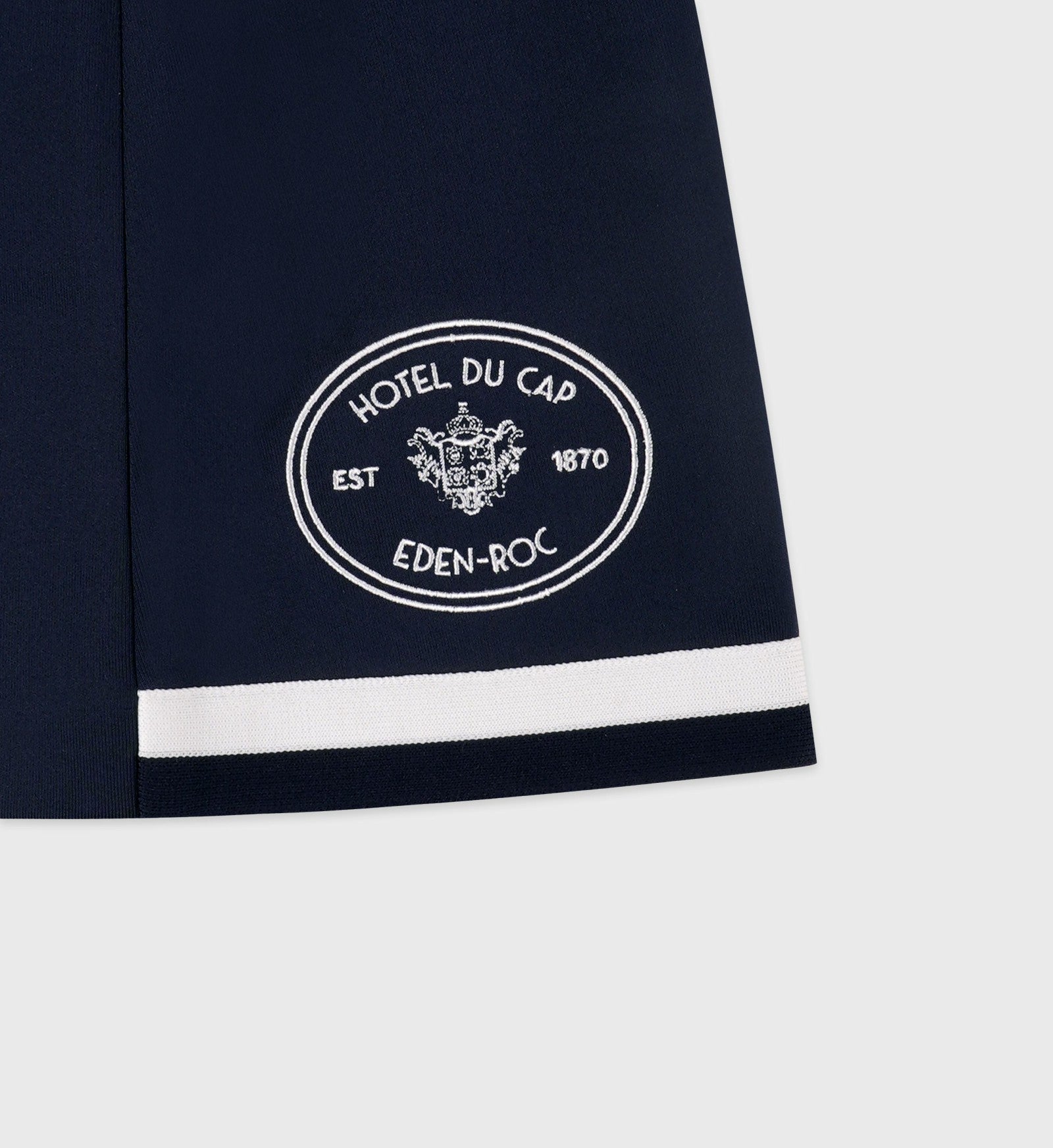 Eden Crest Embroidered Mila Skirt - Navy/White Sporty & Rich For Sale
