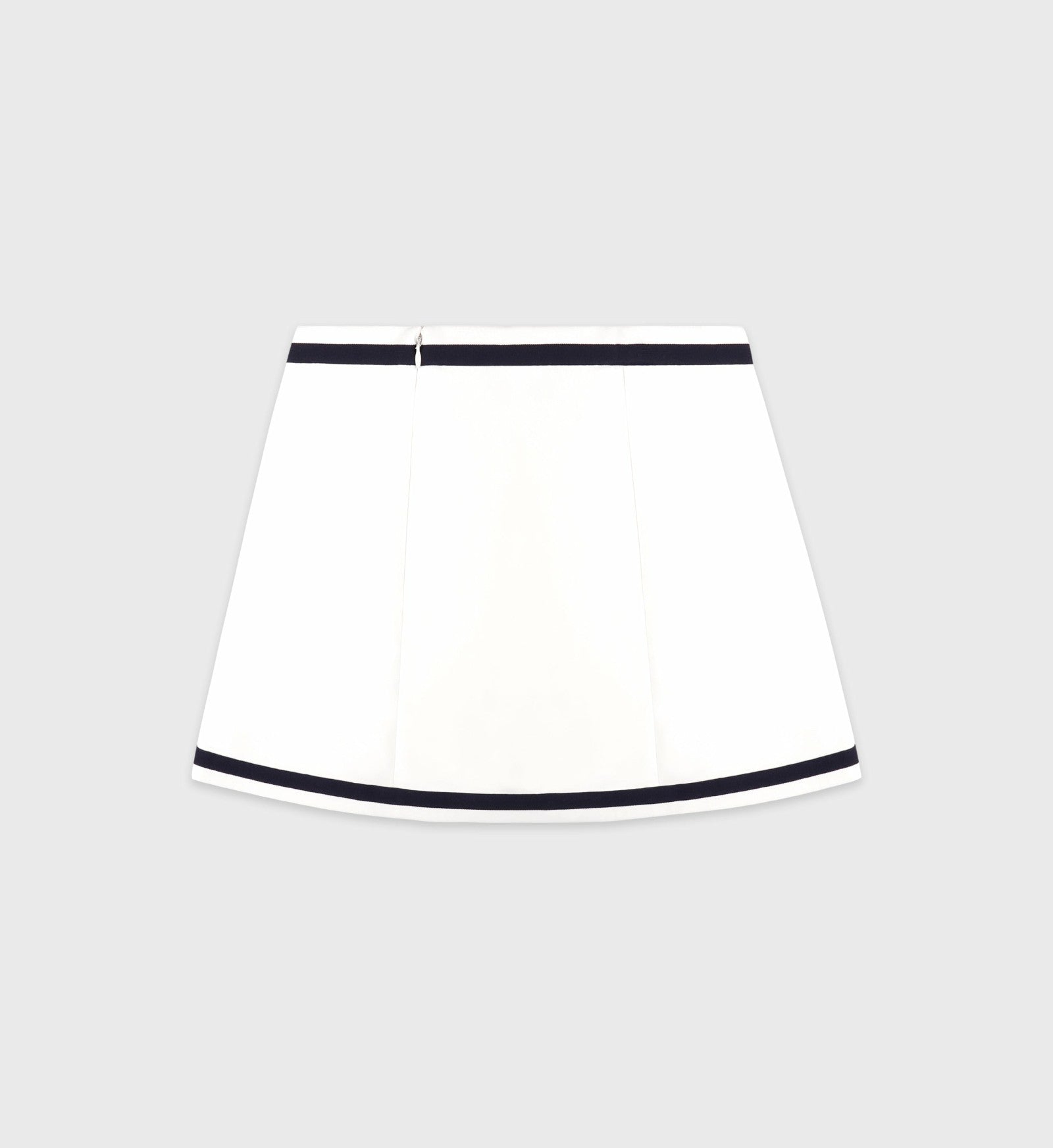 Eden Crest Embroidered Mila Skirt - White/Navy Sporty & Rich Outlet