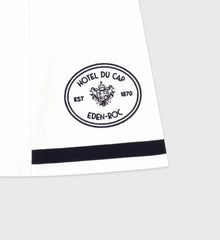 Eden Crest Embroidered Mila Skirt - White/Navy Sporty & Rich Outlet