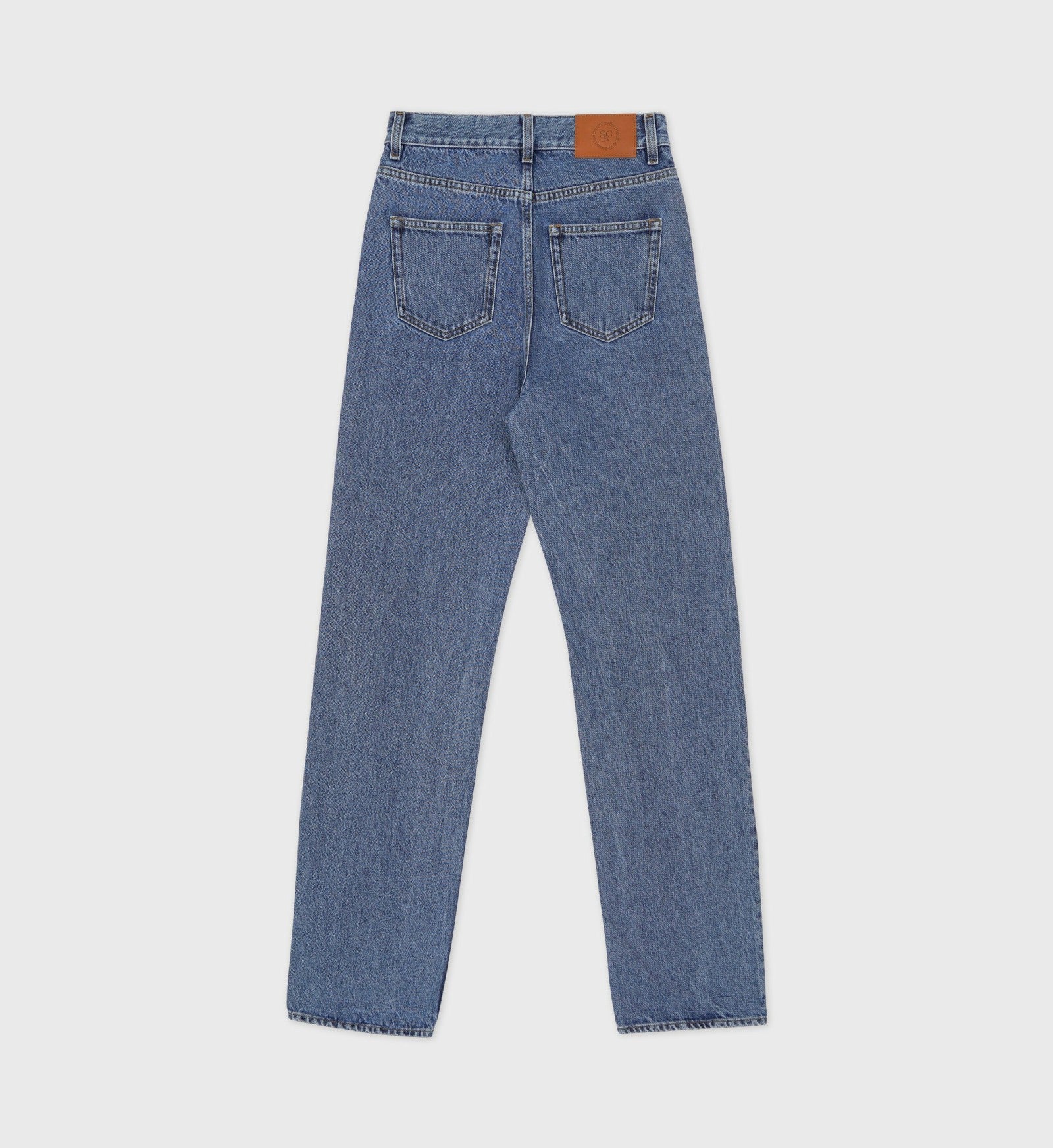 Loose Fit Denim - Medium Blue Sporty & Rich For Sale