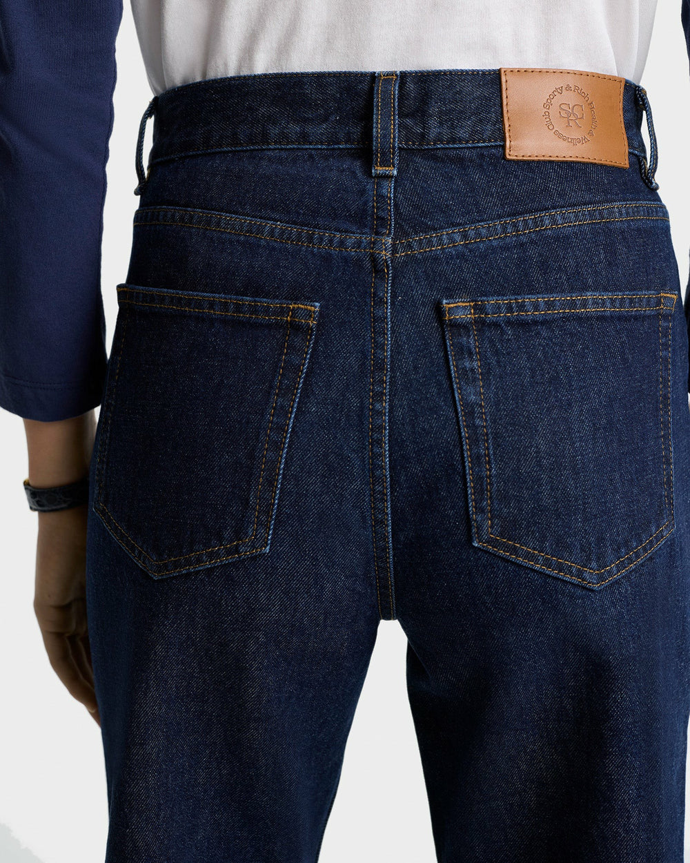 Loose Fit Denim - One Wash Sporty & Rich Outlet