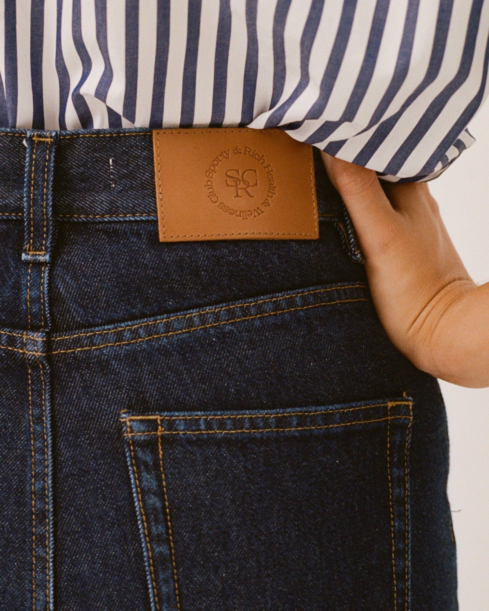 Loose Fit Denim - One Wash Sporty & Rich Outlet
