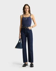 Vintage Fit Straight Leg Denim - One Wash Sporty & Rich US