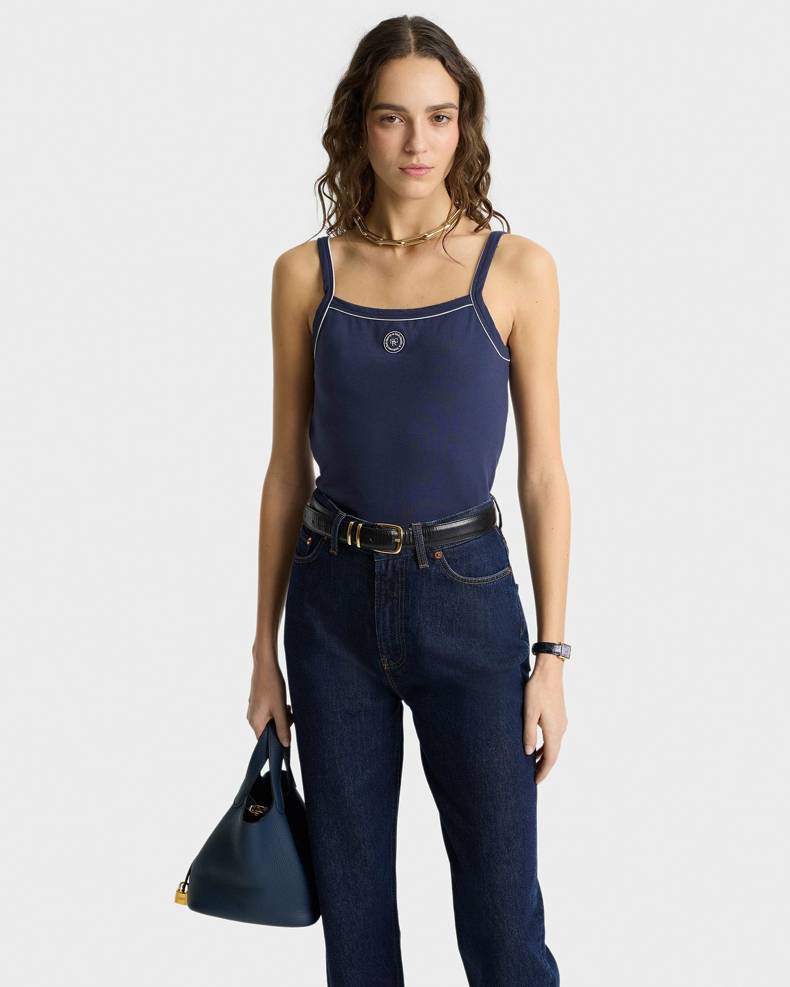 Vintage Fit Straight Leg Denim - One Wash Sporty & Rich US