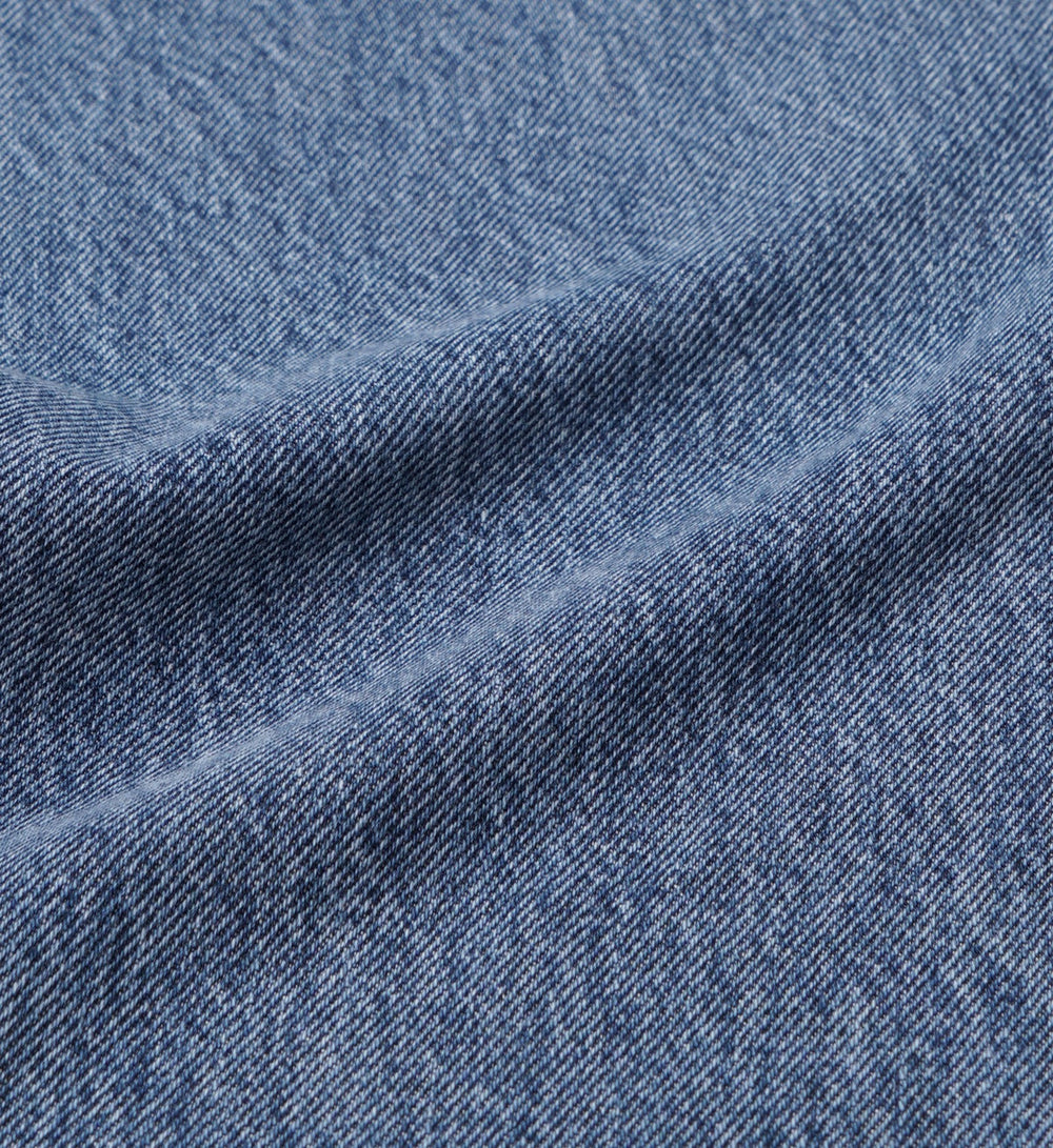 Vintage Fit Straight Leg Denim - Medium Blue Sporty & Rich Sale