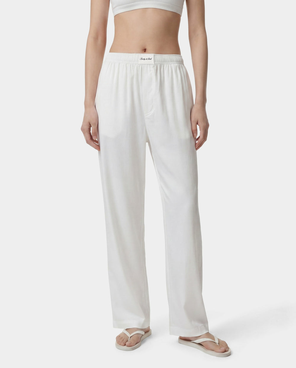 Signature NY Pyjama Pants - White Sporty & Rich Sale