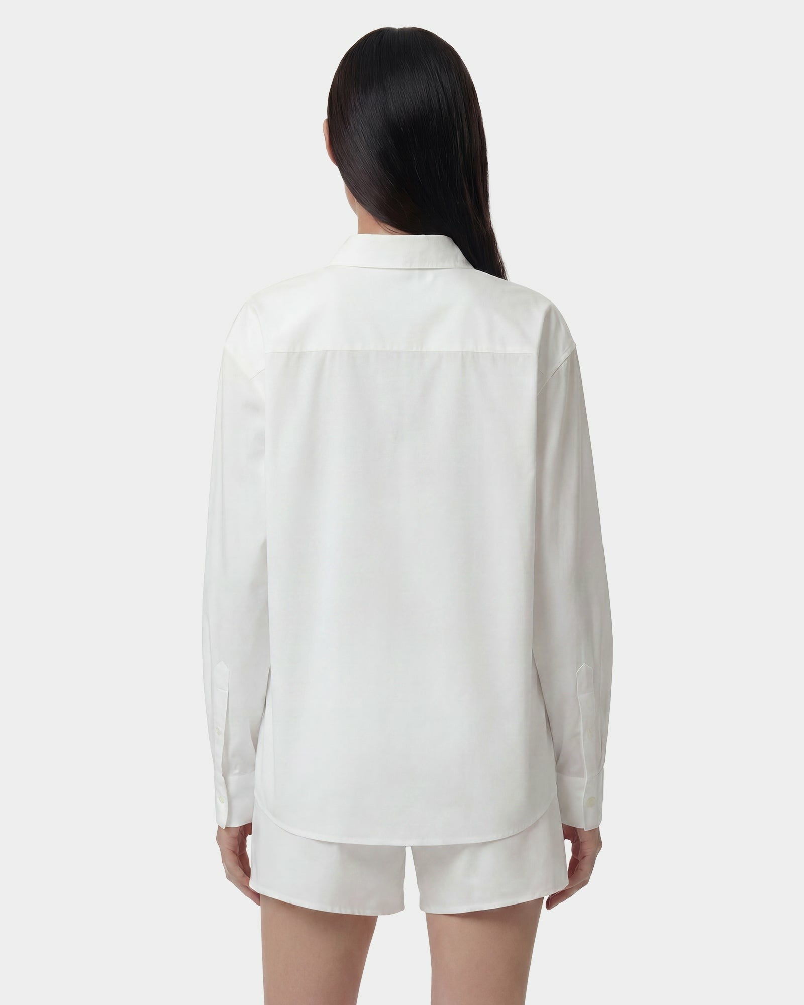 Signature NY Oversized Shirt - White Sporty & Rich For Sale