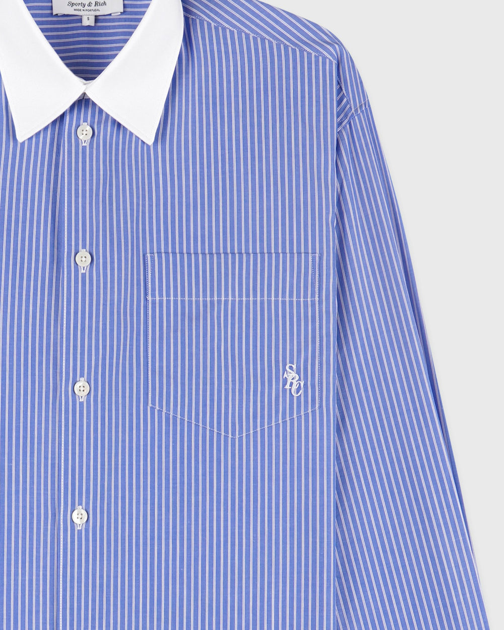 SRC Oversized Shirt - Navy Stripe Sporty & Rich US
