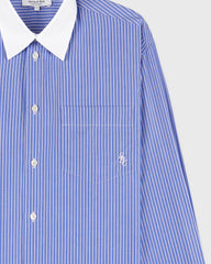 SRC Oversized Shirt - Navy Stripe Sporty & Rich US