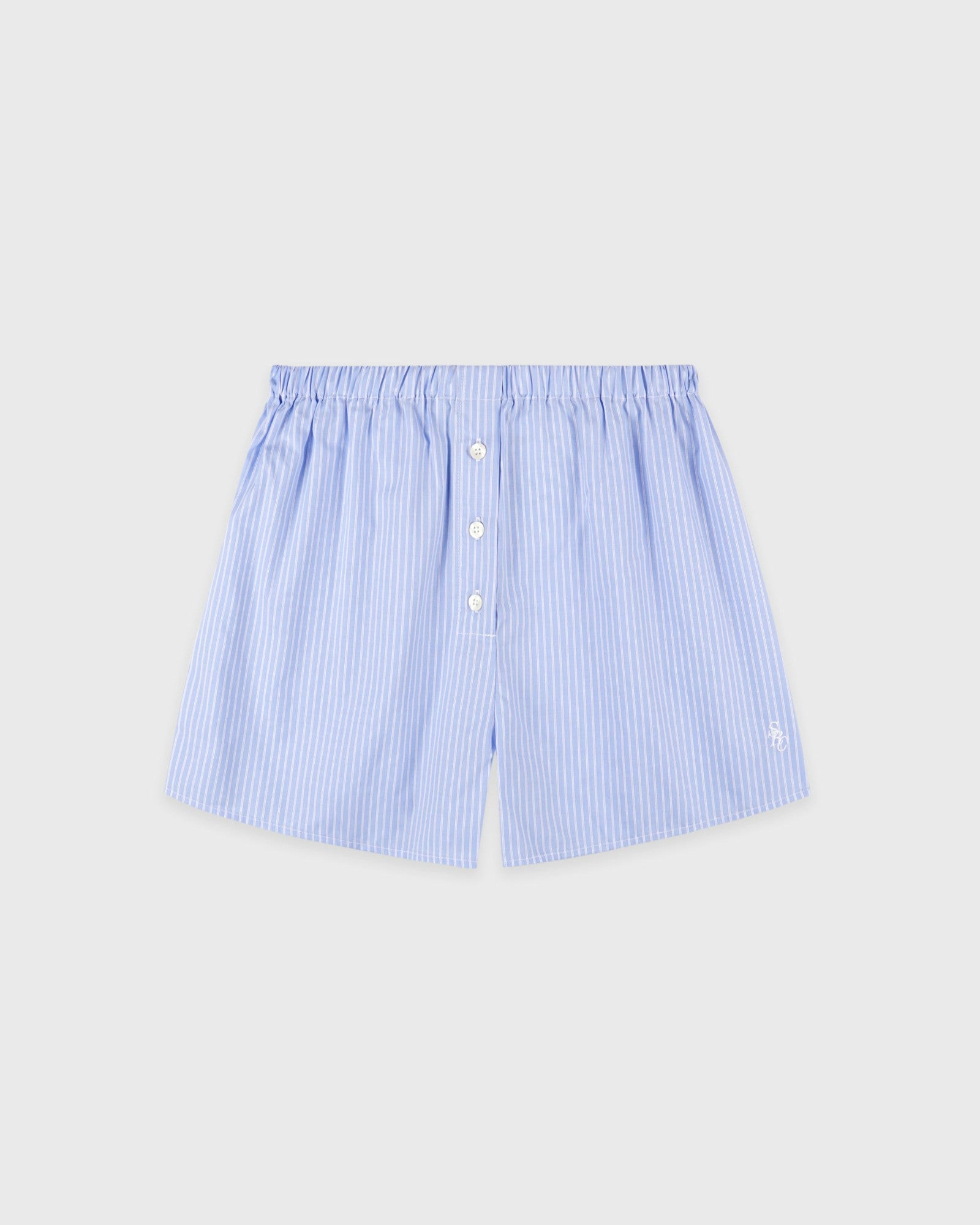 SRC Mini Boxer - Light Blue Stripe Sporty & Rich Discount