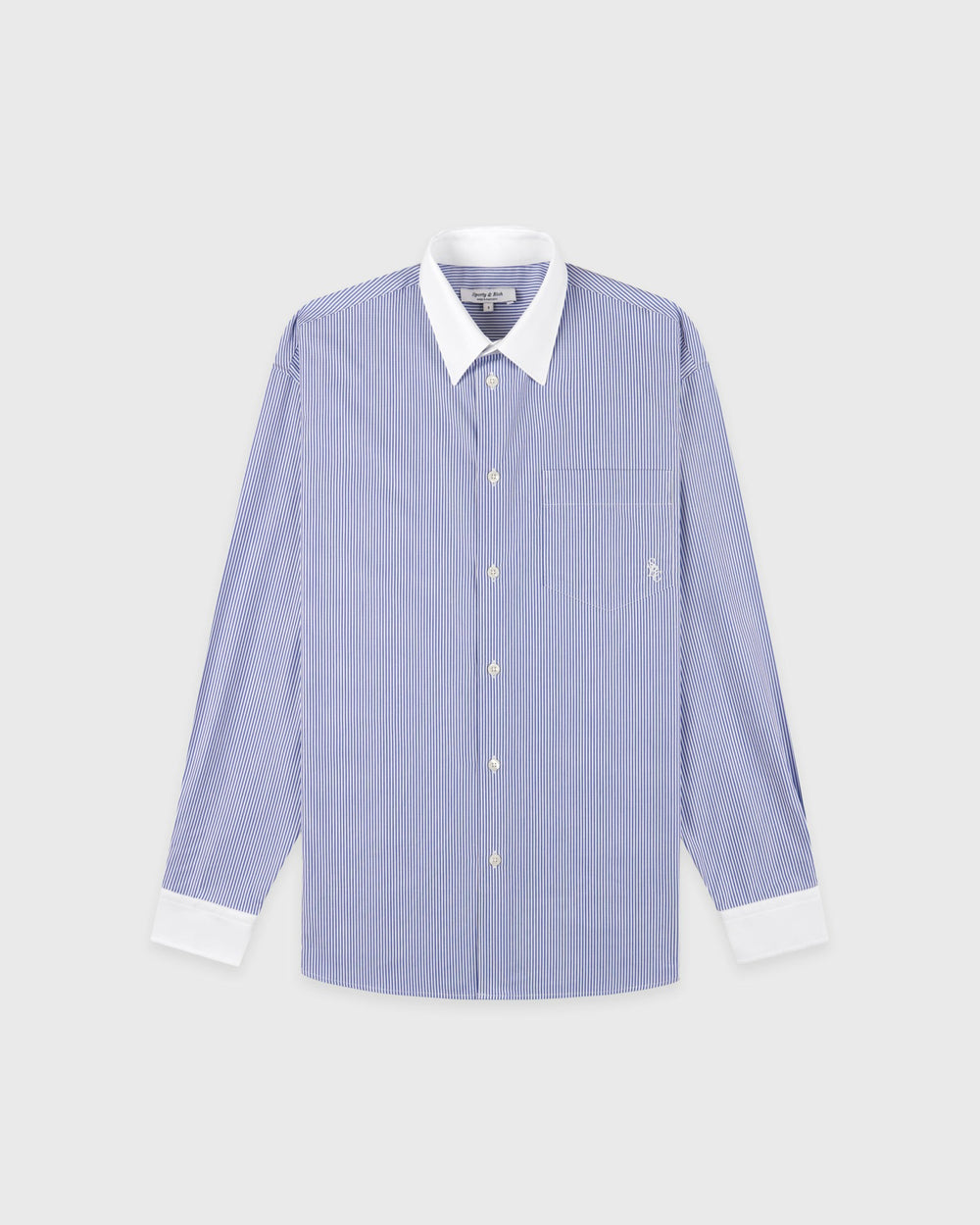 SRC Oversized Shirt - Navy Stripe Sporty & Rich For Sale