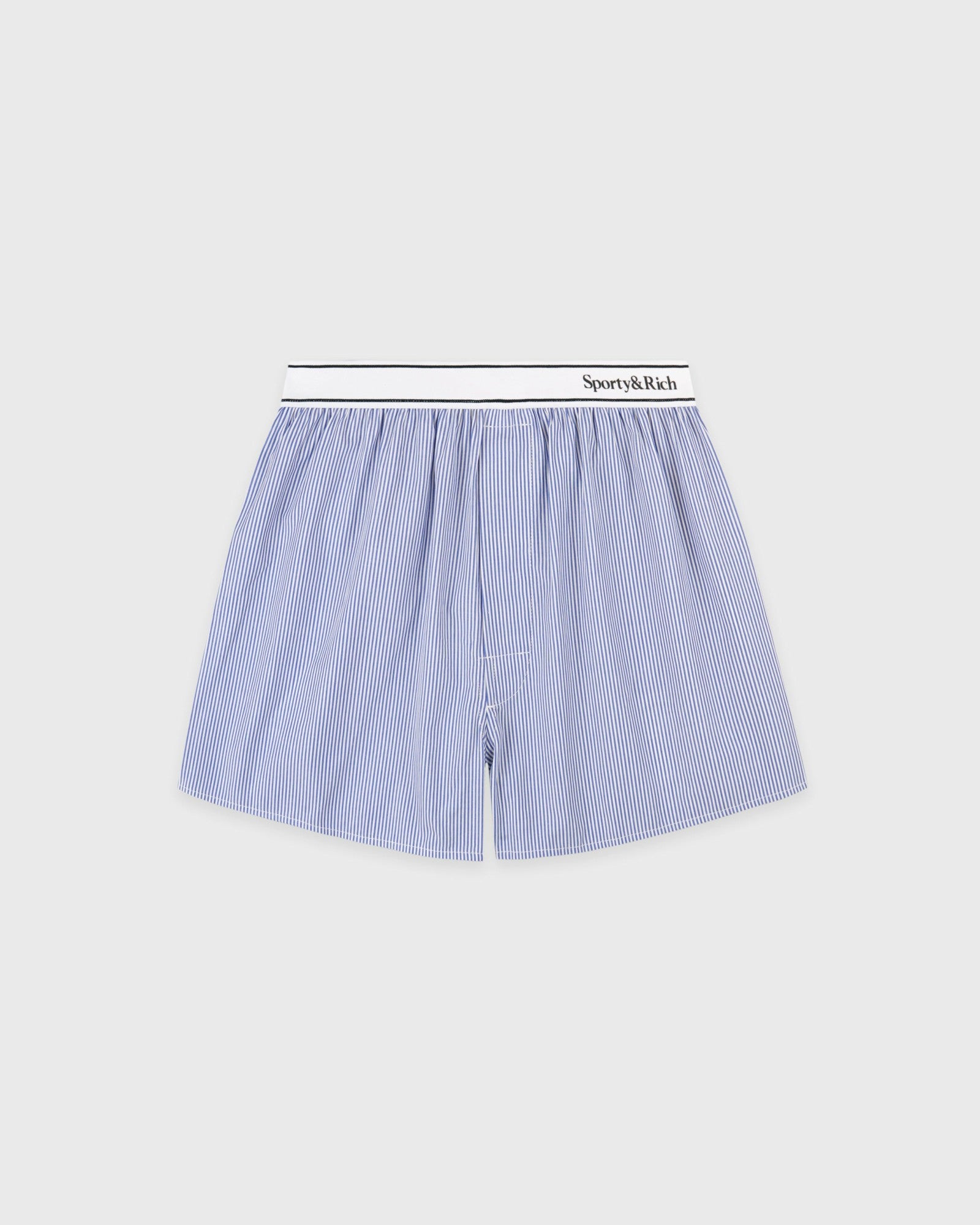 Serif Logo Boxer - Navy Stripe Sporty & Rich Outlet