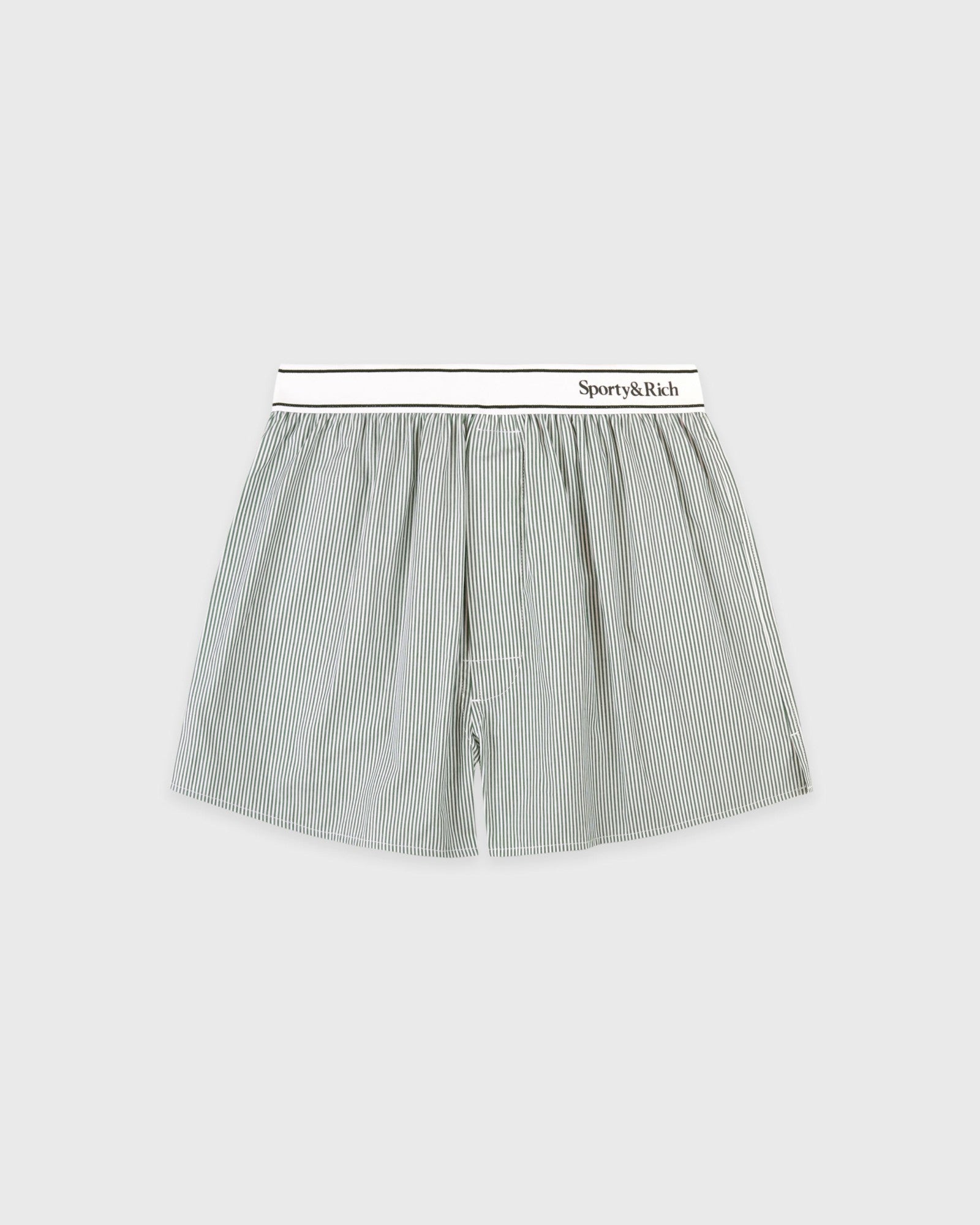Serif Logo Boxer - Forest striped Sporty & Rich Sale