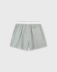 Serif Logo Boxer - Forest striped Sporty & Rich Sale