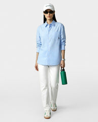 SRC Oversized Shirt - Ciel/Navy Sporty & Rich Discount