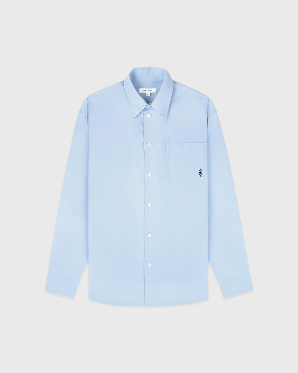 SRC Oversized Shirt - Ciel/Navy Sporty & Rich Discount