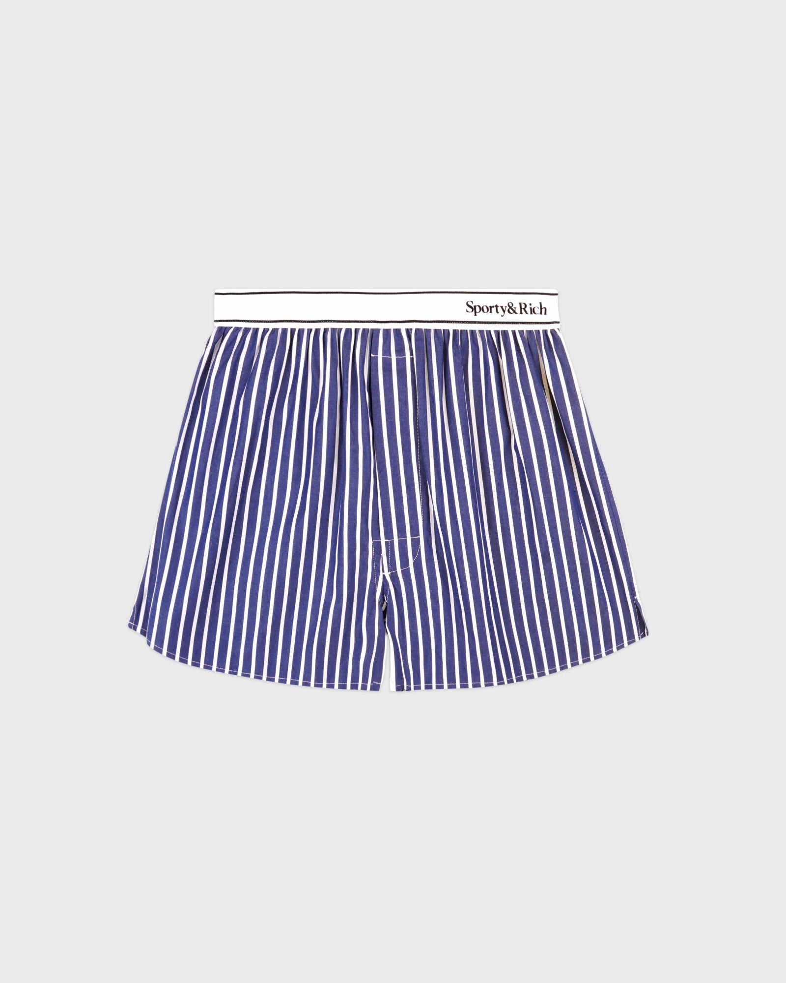 Serif Logo Boxer - Navy Stripe Sporty & Rich Outlet