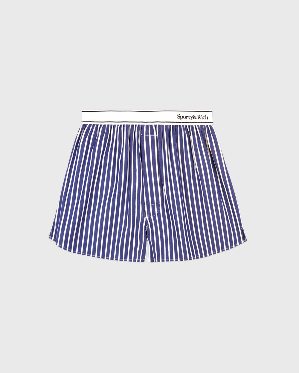 Serif Logo Boxer - Navy Stripe Sporty & Rich Outlet