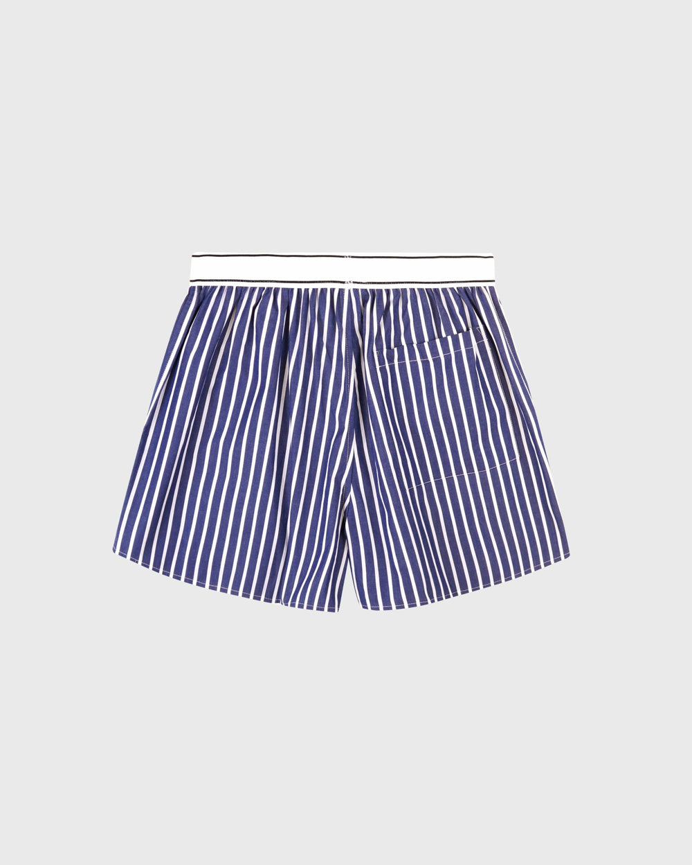 Serif Logo Boxer - Navy Stripe Sporty & Rich Outlet