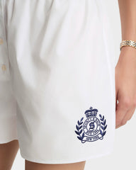 NY Crest Mini Boxer - White/Navy Sporty & Rich Outlet