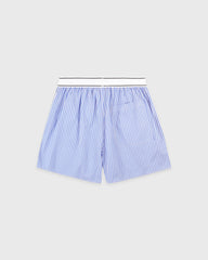 Serif Logo Boxer - Navy Stripe Sporty & Rich Sale