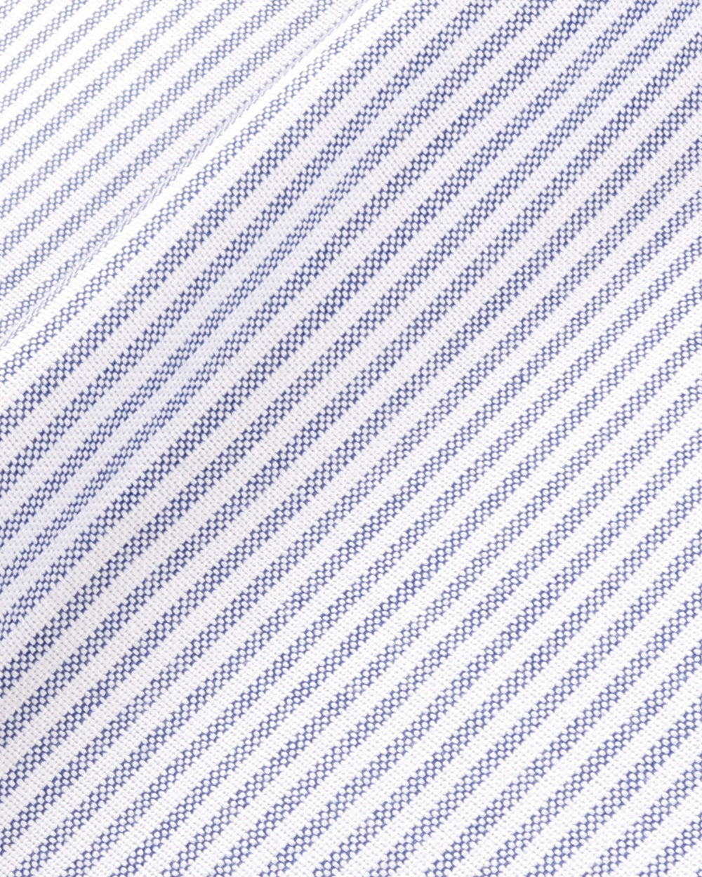 Serif Logo Oxford Boxer - Navy Stripe Sporty & Rich Discount