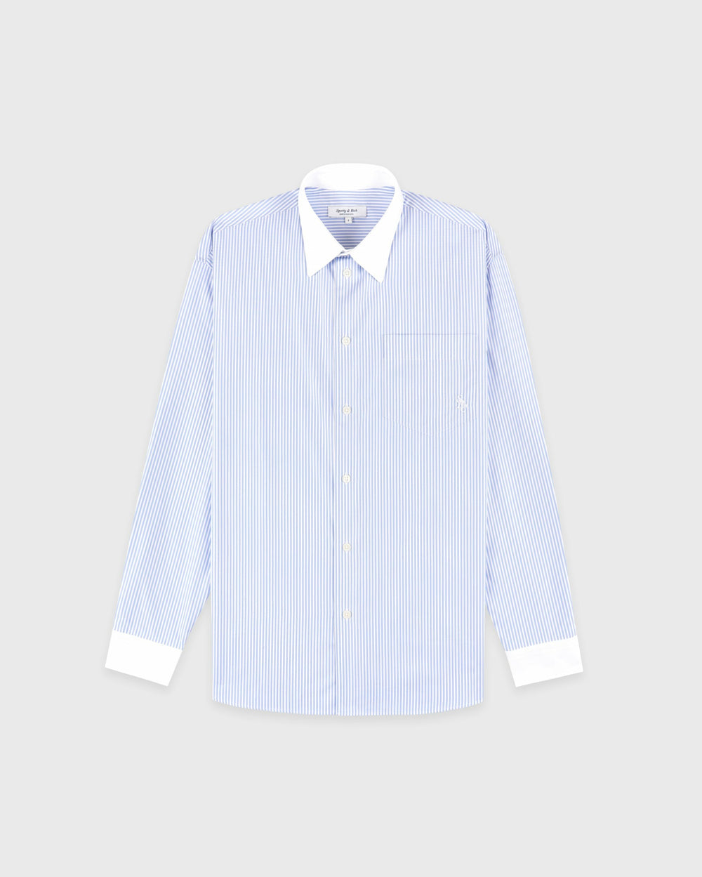SRC Oversized Shirt - Blue Stripe Sporty & Rich For Sale