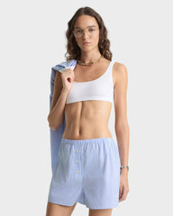 SRC Mini Boxer - Blue Stripe Sporty & Rich Outlet