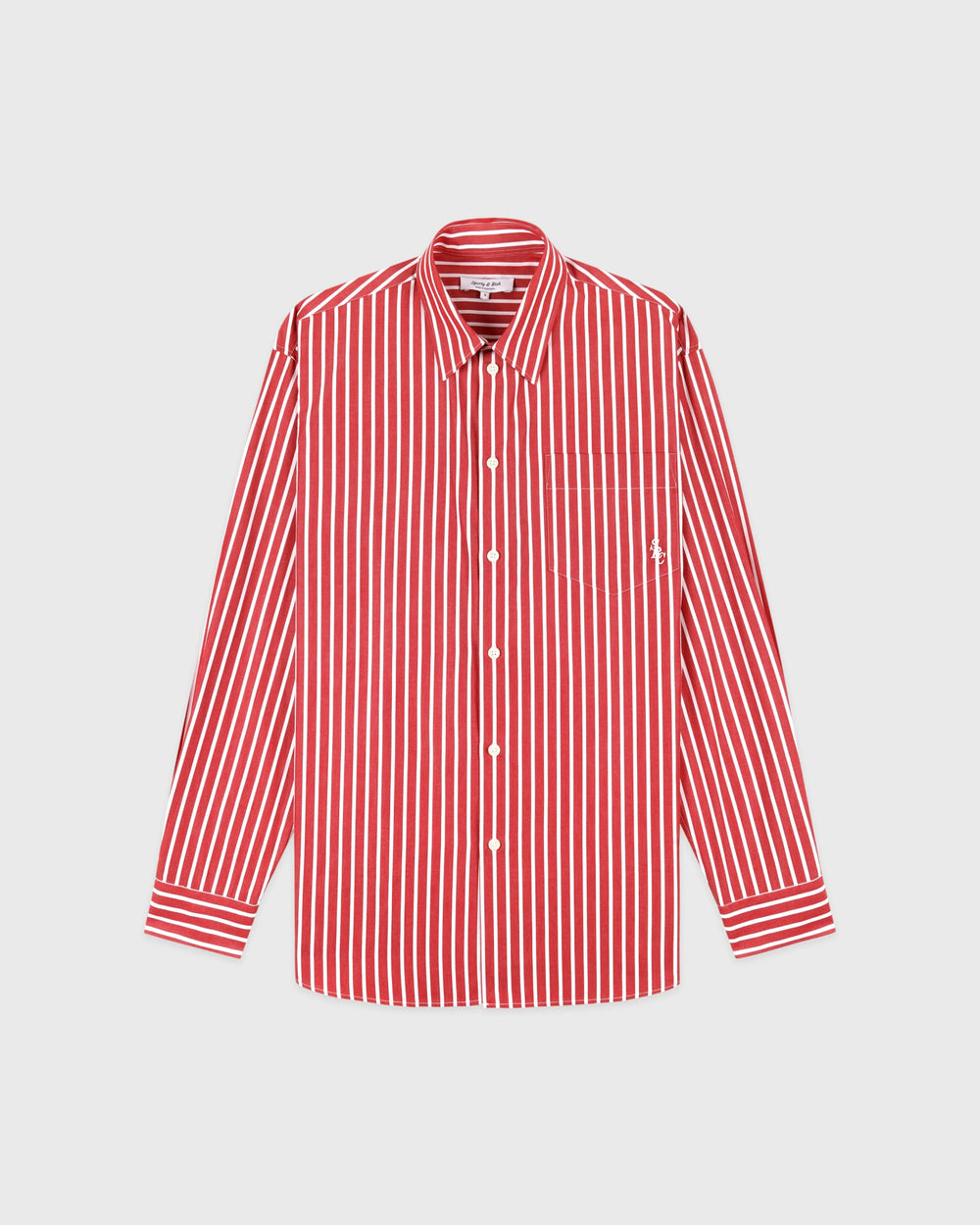 SRC Oversized Shirt - Ruby Stripe Sporty & Rich Online