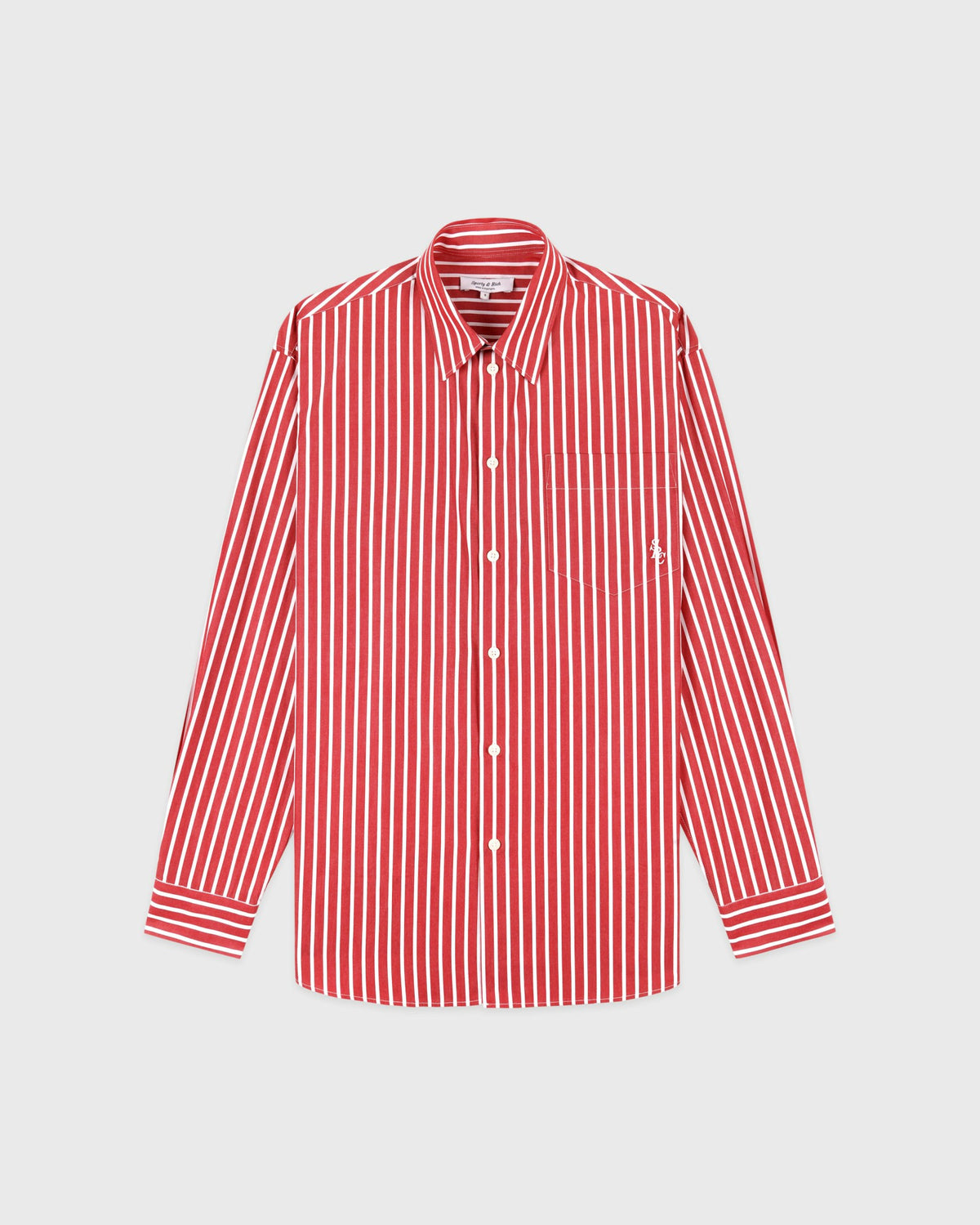 SRC Oversized Shirt - Ruby Stripe Sporty & Rich Online