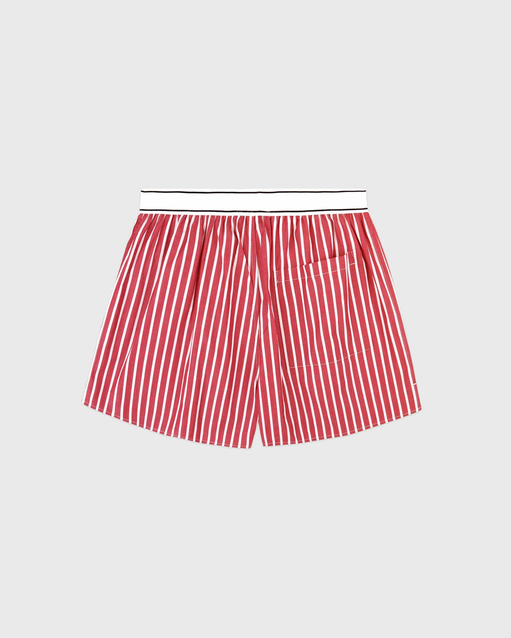 Serif Logo Boxer - Ruby Stripe Sporty & Rich Discount