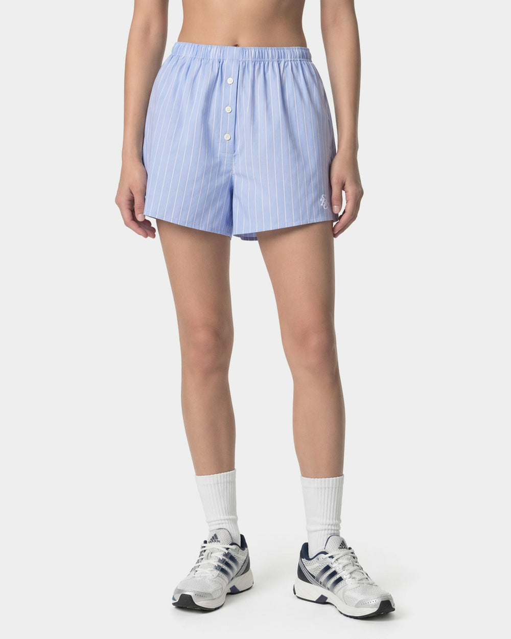 SRC Mini Boxer - Ciel Stripe Sporty & Rich US