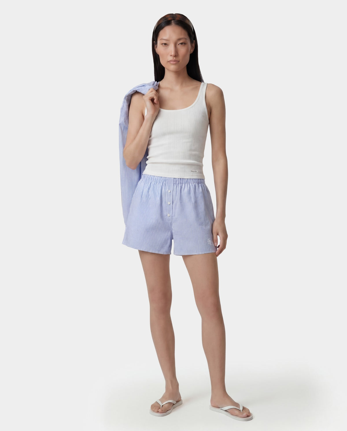 SRC Mini Boxer - Blue Striped Sporty & Rich Online