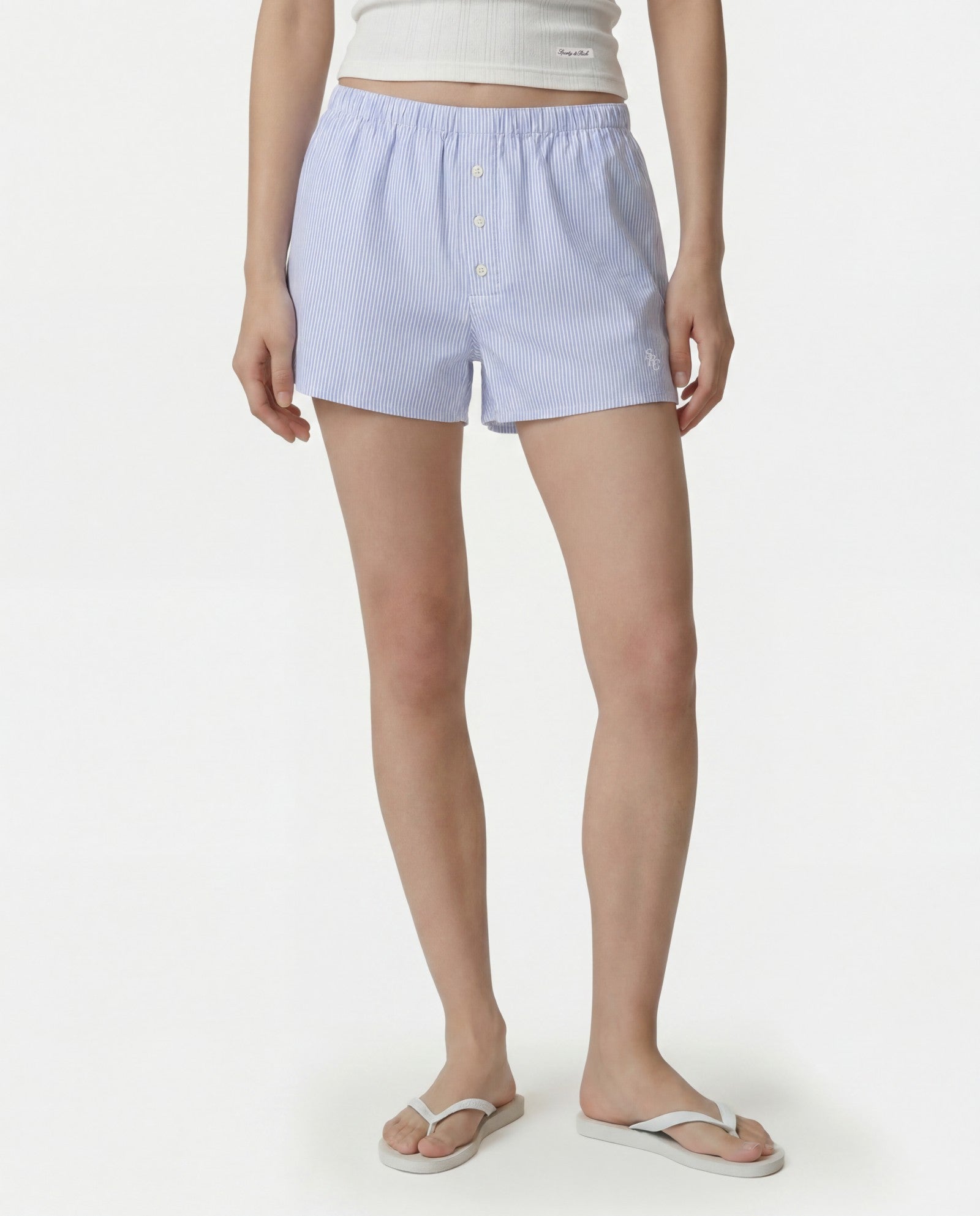 SRC Mini Boxer - Blue Striped Sporty & Rich Online