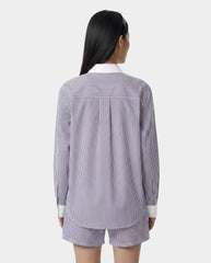 SRC Oversized Shirt - Navy Stripe Sporty & Rich Discount