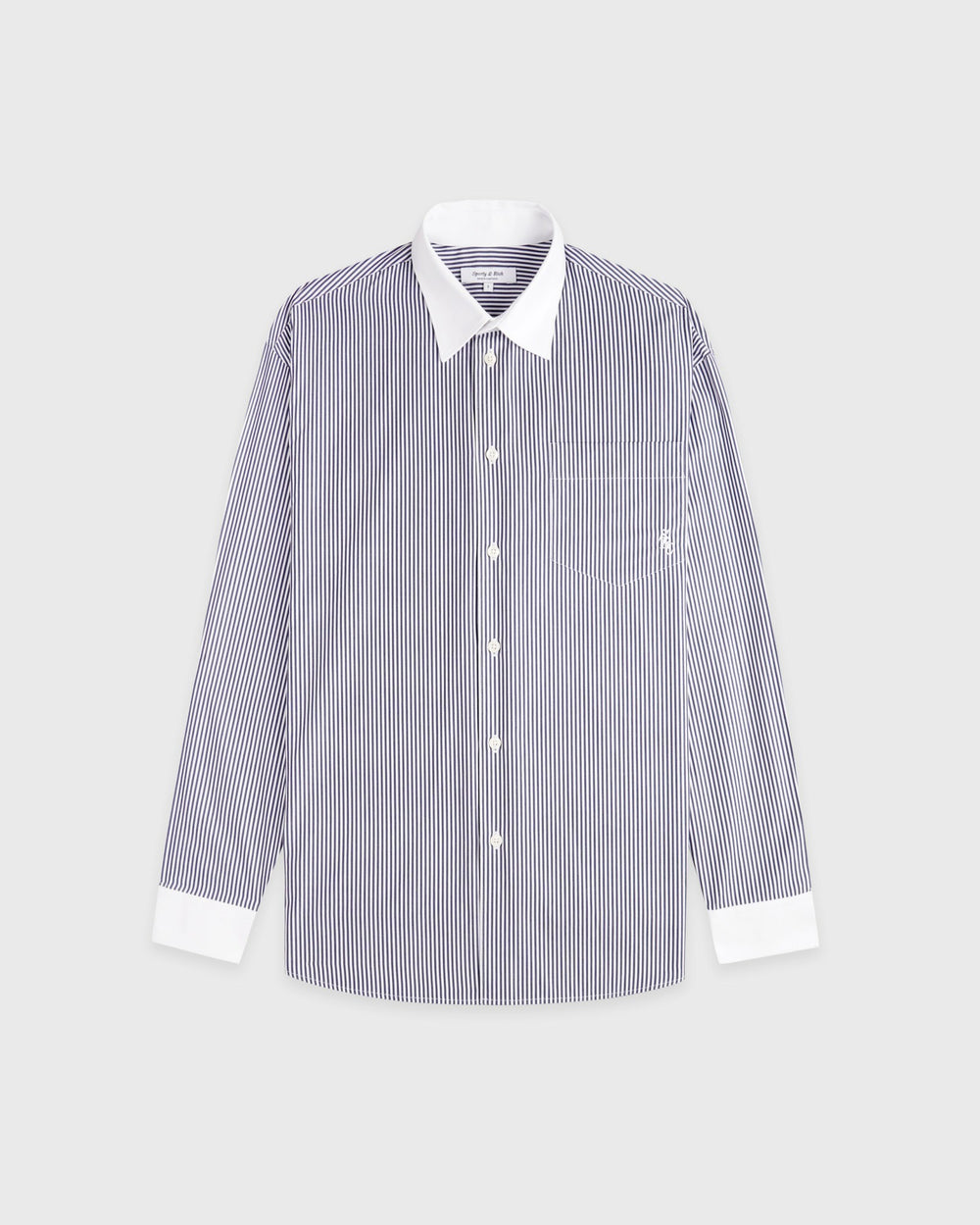 SRC Oversized Shirt - Navy Stripe Sporty & Rich Discount
