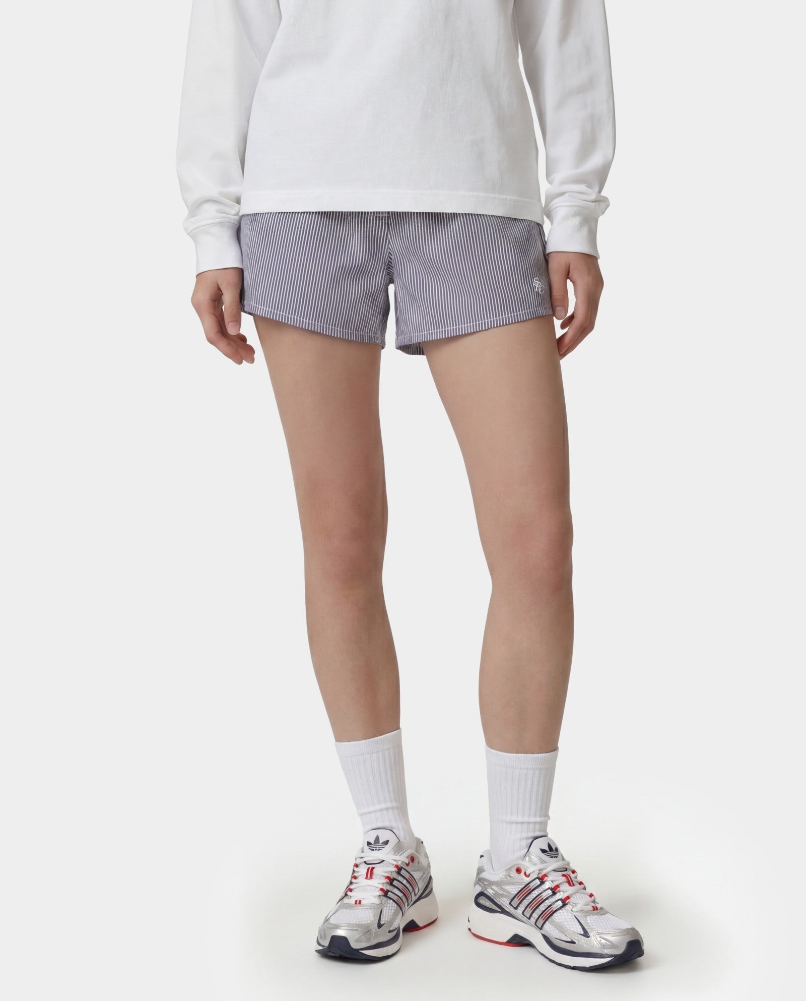 SRC Mini Boxer - Navy Stripe Sporty & Rich For Sale