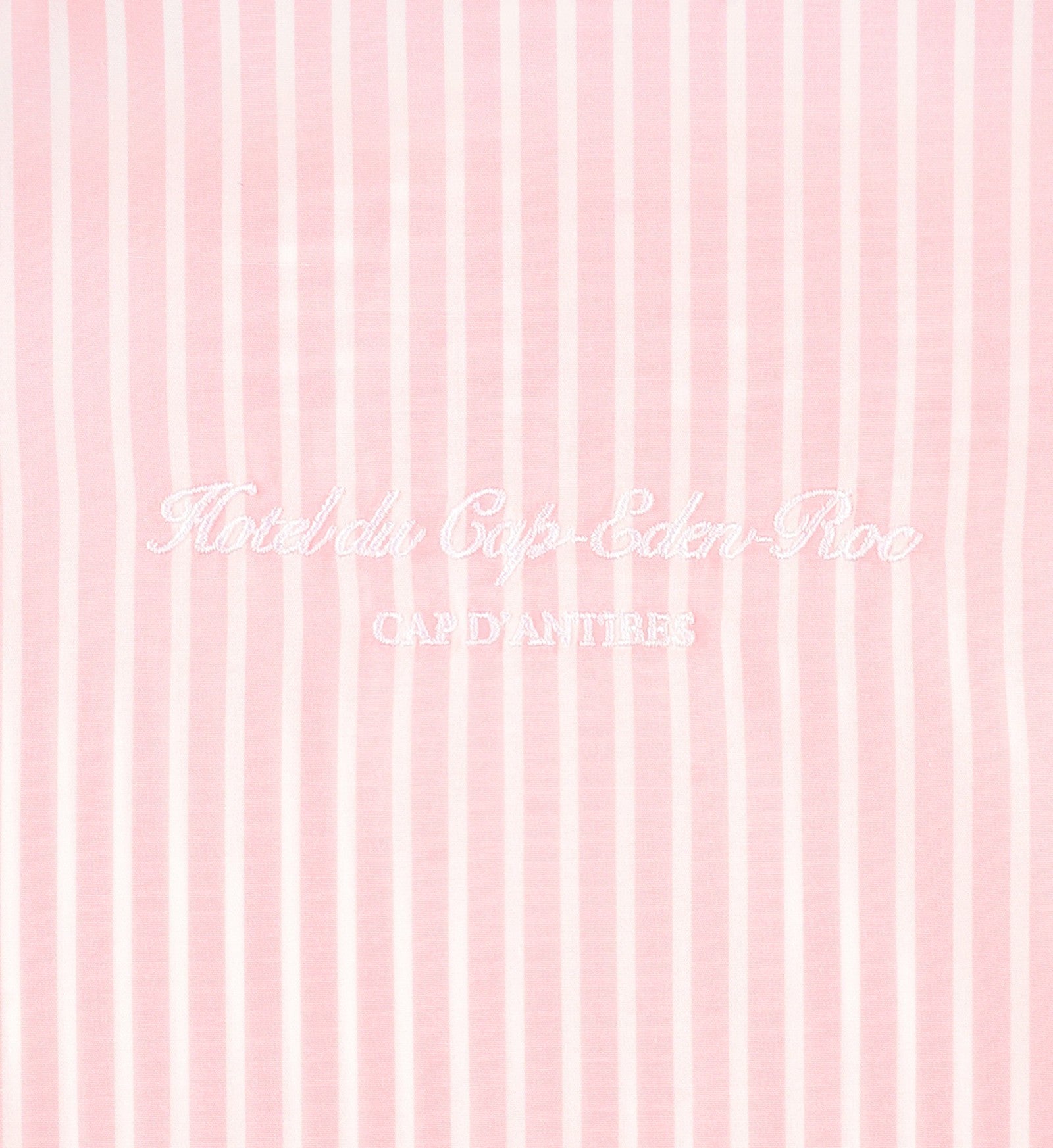 Eden Script Oversized Shirt - Pink/White Thin Stripe Sporty & Rich Outlet