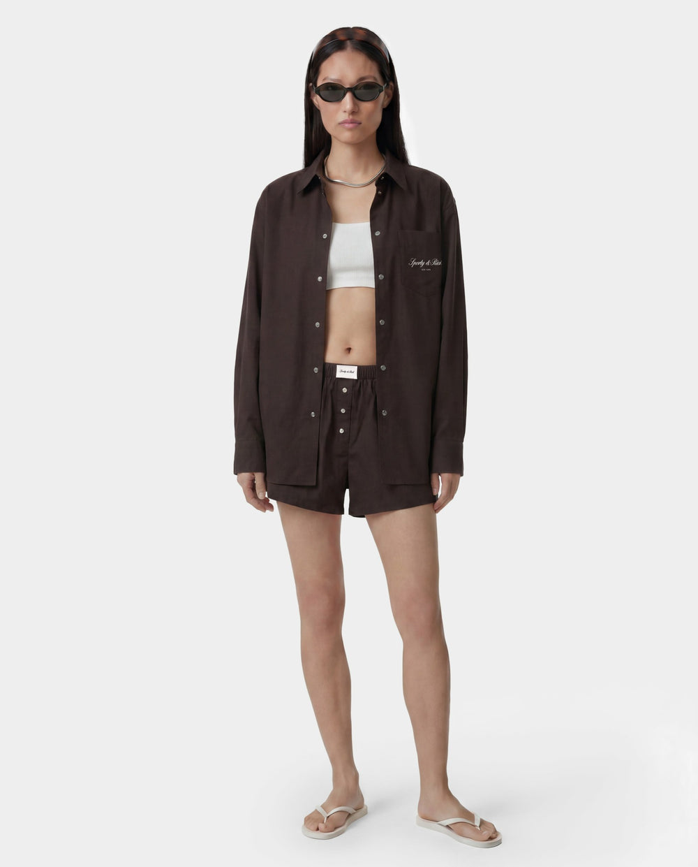 Signature NY Oversized Shirt - Cioco Sporty & Rich US