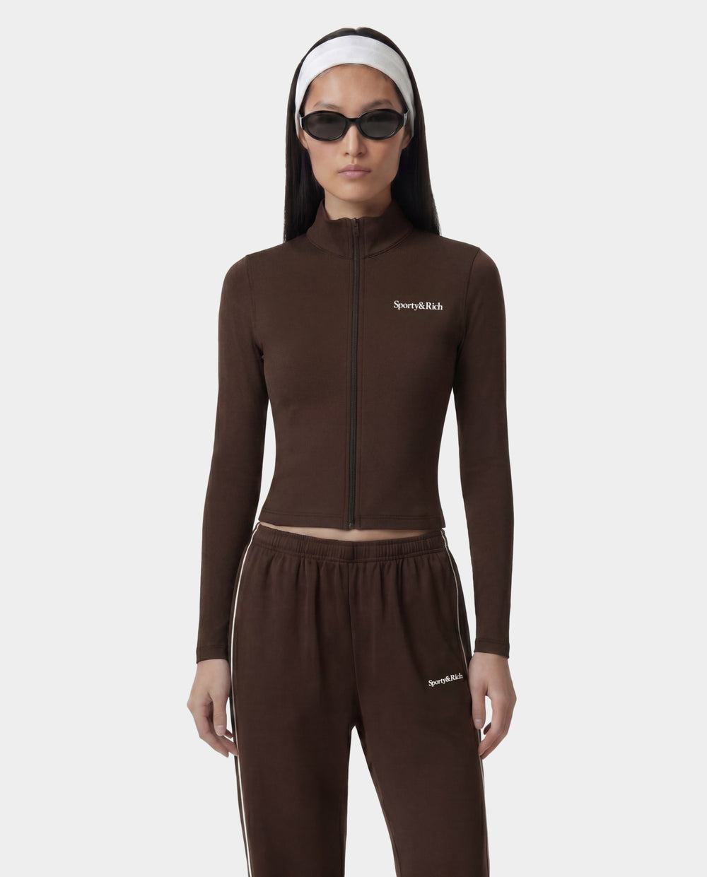 Serif Logo Sports Jacket - Cioco Sporty & Rich Online
