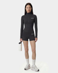 Serif Logo Sports Jacket - Carbon Sporty & Rich Discount