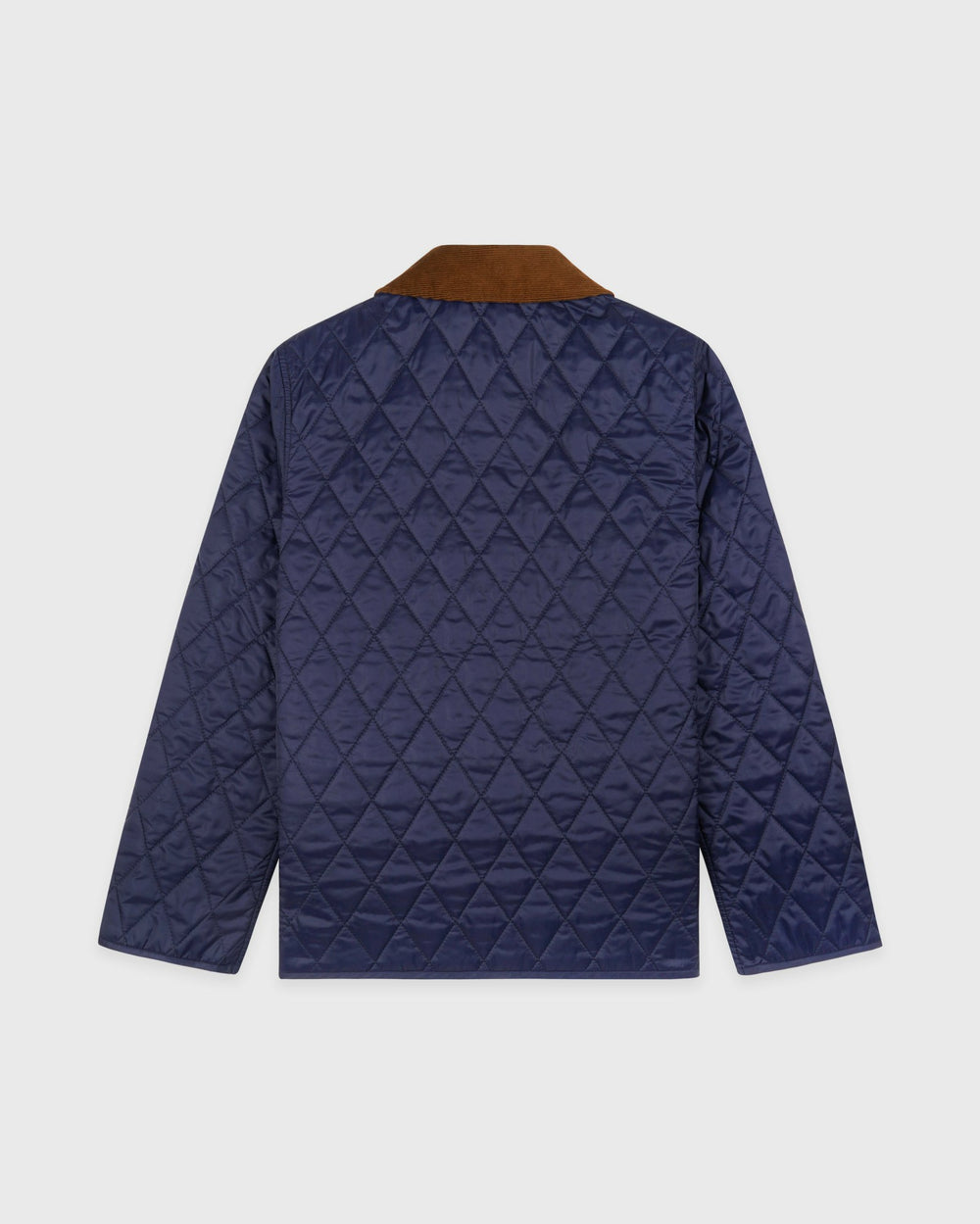 NY Crest Nylon Quilted Jacket - Navy/Tan Sporty & Rich Sale