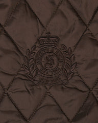 NY Crest Nylon Quilted Jacket - Chocolate Sporty & Rich Online