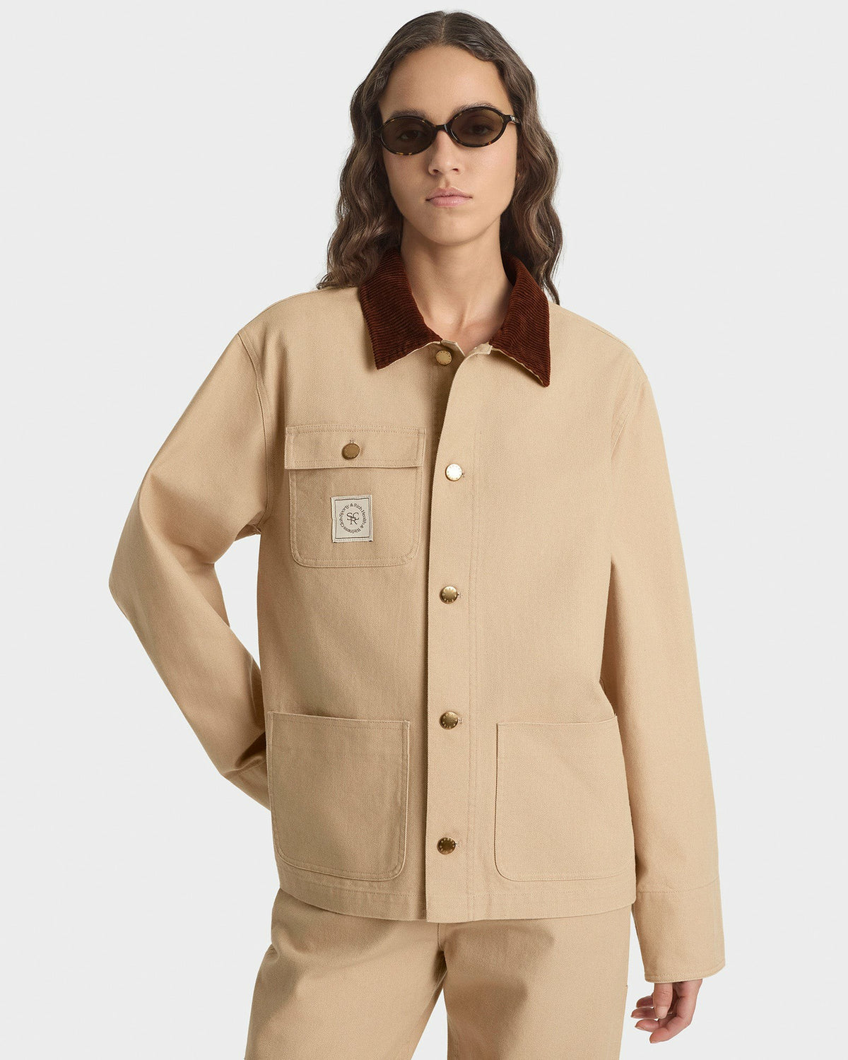 SRHWC Painters Jacket - Tan Sporty & Rich Discount