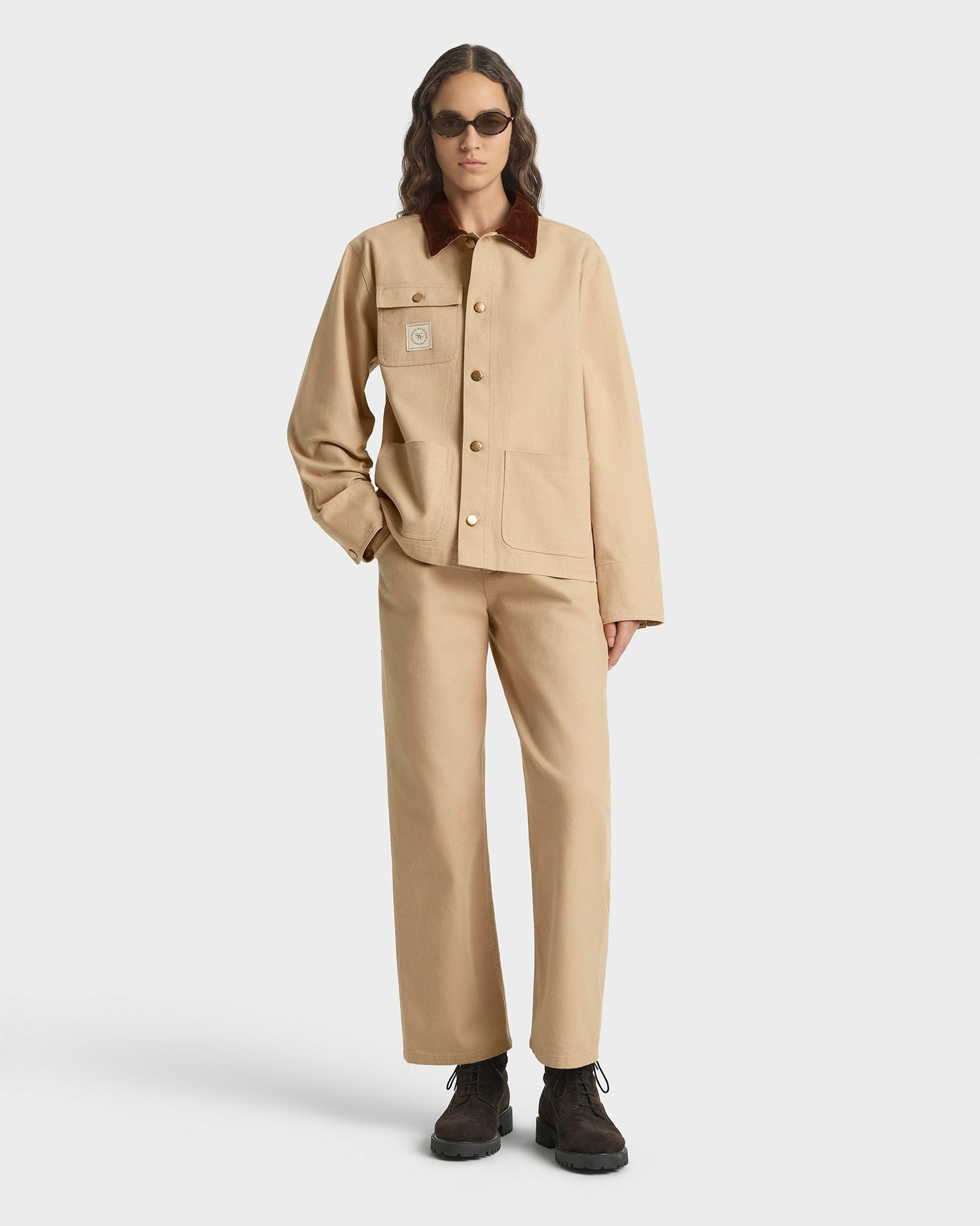 SRHWC Painters Jacket - Tan Sporty & Rich Discount
