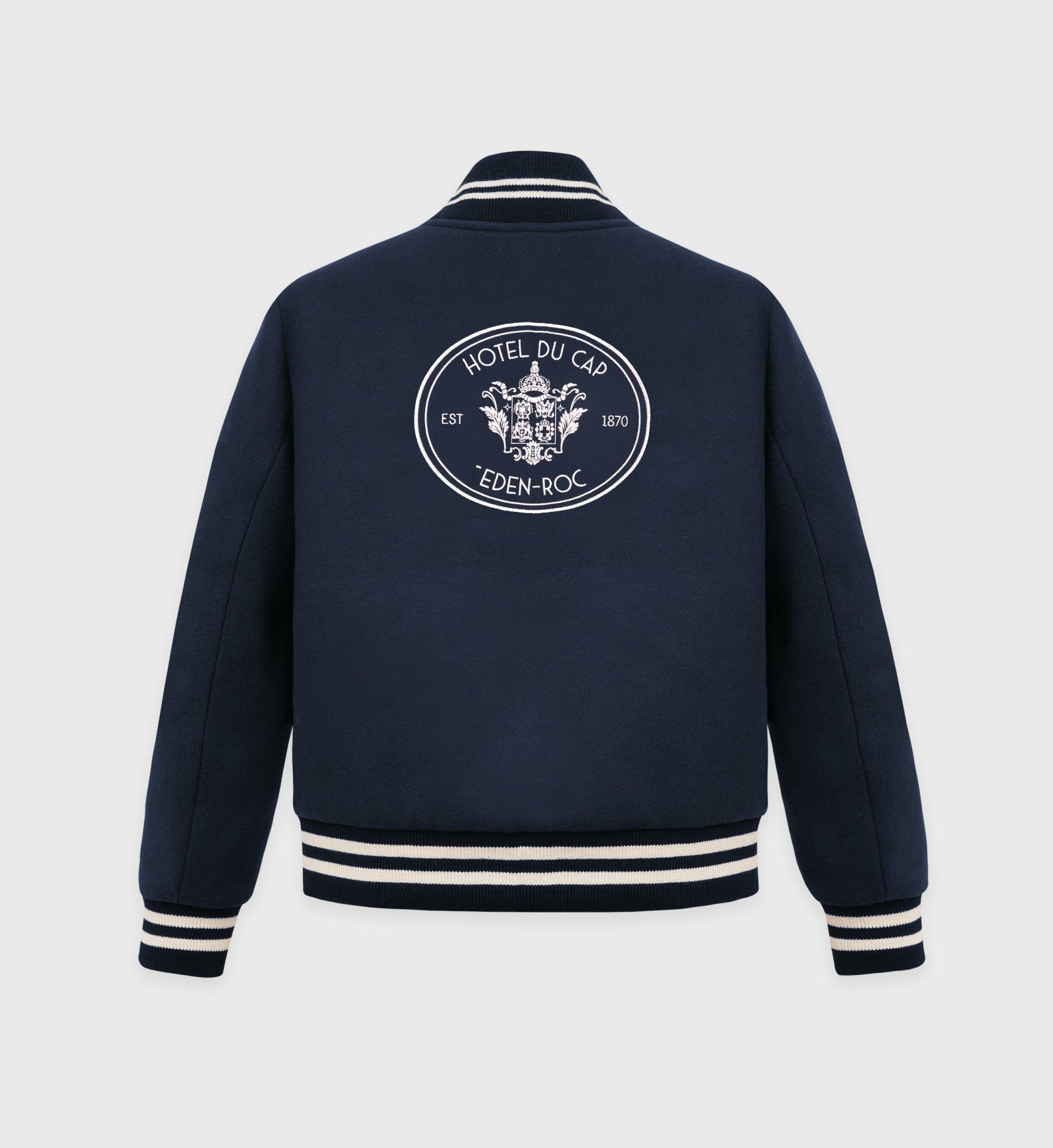 Eden Crest Varsity Jacket Women - Navy/White Sporty & Rich US